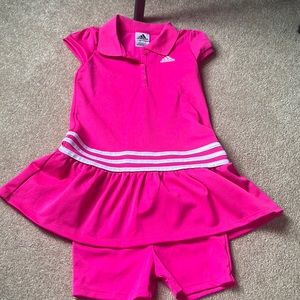 Adidas tennis or summer sport outfit with shorts